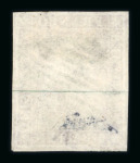 1854, kompletter Satz der 4 Werte 5, 10, 15 und 40 Rp.