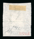 1854-1857, kleines Los mit 4 Strubel