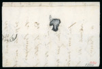 1849, grosser Adler gelbgrün, in sehr frischen Farben