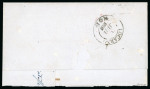 1851-1857, kleines Los mit 4 Frankaturen