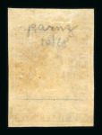 1854, 5 Rp. braun, 1. Münchner Druckperiode, ungebraucht mit Originalgummi