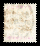1894-96 CA 1/2pi green and carmine, with manuscript cancel in violet "Avgolidya/5.6.900" and RURAL SERVICE hs, very fine and rare