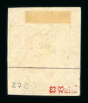 1862, komplette Serie der 7 Werte von 2 Rp. bis 1 Fr.