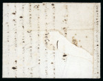 1803, Faltbrief von Genf nach Dijon