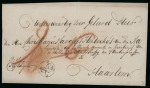 1790, "VOC 6 St." Handstamp (WdB 1h). Exceptionally well-struck marking.