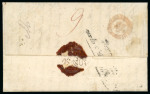 1855, 5 Rp. Braun und 15 Rp. Rot (3), 3. Münchner Druckperiode,
