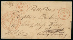 1824, Letter from Batavia 16 Jan. 1817 to Tagal and Joana. Unique and very fine.
