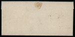"JAPARA ONGEFRANKEERD" Posthorn Negative Oval Handstamp