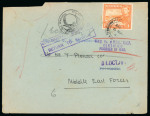 1925–70 Rural Service. Attractive group of 22 covers bearing a wide variety of KGV and KGVI frankings, tied by an extensive range of Rural Service cancellations, including Angastina, Ay. Iacovos, Ayios Sergios, Cherkes C