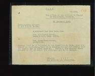 1944 Censorship document from Nicosia relating to the internment of Prodromos Petrou in the Osaka Prisoner of War Camp, Japan. An unusual and historically significant wartime document linking Cyprus with the Far East dur