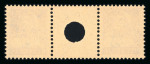 1938, Zwischensteg Tellbrust 30 Rp. karminrot