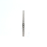 Bracelet tennis rivière en or gris 750 serti de 41 diamants