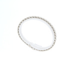 Bracelet tennis rivière en or gris 750 serti de 41 diamants