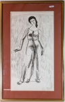 FERDINAND HODLER (1853–1918) "Blick in die Unendlichkeit" — Lithographie Originale, 1918
