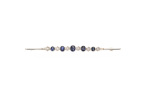 Broche saphirs et diamants à épingle