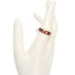 WELLENDORFF Bague Tournante "Hibiscus"