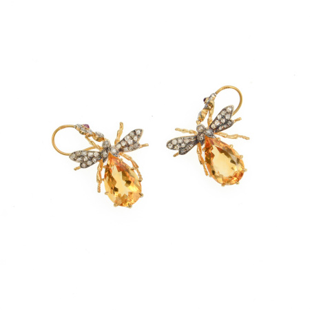 Paire de Boucles d'Oreilles Insectes