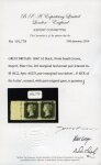 1840 1d Black, Plate 5 (IA–IB). Left-hand sheet marginal pair mint showing part of the inscription “D SIDE of the Letter”