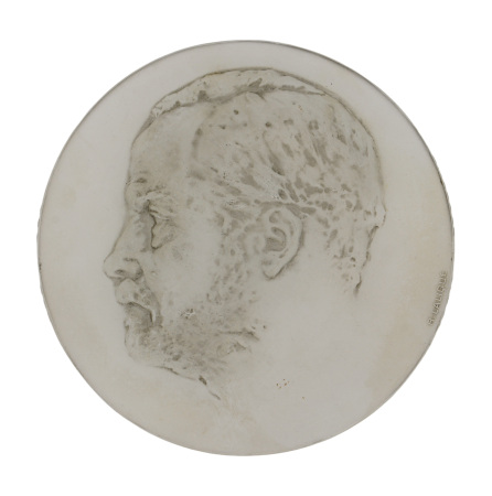 RENÉ LALIQUE Médaillon "Louis Pasteur"