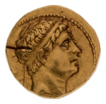 Seleucid, Antiochus, Zeus, 8.26 g. (17 mm), stater with test cut.