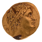 Seleucid, Antiochus, Zeus, 8.32 g. (20 mm) stater with test cut