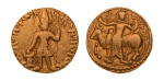 Kushanas, Vasudeva I,  7.94 g. AV dinar, Oesho.