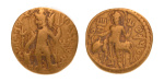 Kushanas, Vasudeva I,  7.48 g. AV dinar, Oesho.