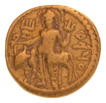 Kushanas, Vasudeva I,  7.48 g. AV dinar, Oesho.