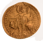 Kushanas, Vasudeva I,  7.62 g. (25 mm)