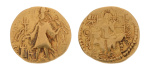Kushanas, Kanishka III, 7.46 g. AV dinar, Ardoksho.