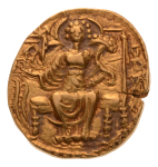 Kushanas, Vasudeva II, 7.73 g. AV dinar.