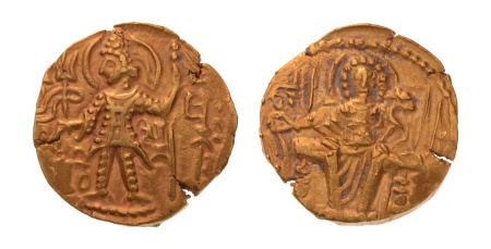 Kushanas, Shaka, c. mid-4th century, AV dinar, 7.63 g.