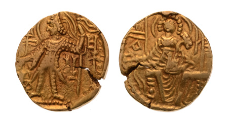 Kushanas, Shaka, c. mid-4th century, AV dinar, 7.58 g.