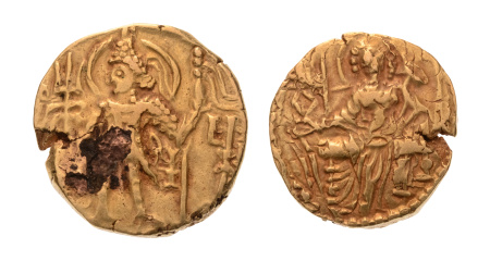 Kushanas, Shaka, c. mid-4th century, AV dinar, 7.56 g.