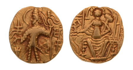 Kushanas, Shaka, c. mid-4th century, AV dinar, 7.76 g.