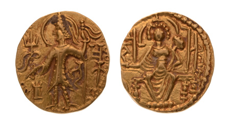 Kushanas, Shaka, c. mid-4th century, AV dinar, 7.70 g.