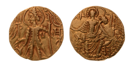 Kushanas, Shaka, c. mid-4th century, AV dinar, 7.77 g.