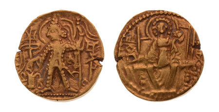 Kushanas, Shaka, c. mid-4th century, AV dinar, 7.68 g.