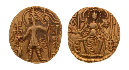 Kushanas, Shaka, c. mid-4th century, AV dinar, 7.84 g.