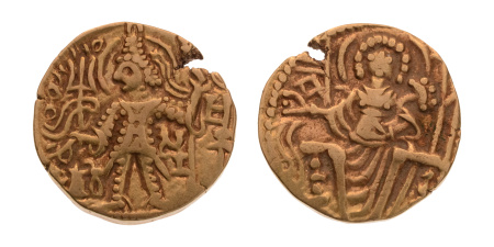 Kushanas, Shaka, c. mid-4th century, AV dinar, 7.58 g.
