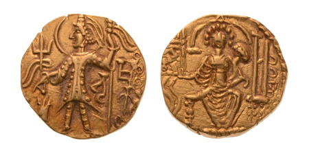 Kushanas, Shaka, c. mid-4th century, AV dinar, 7.86 g.