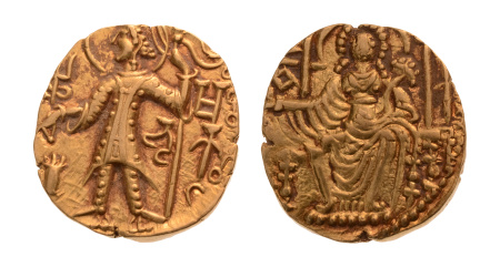 Kushanas, Shaka, c. mid-4th century, AV dinar, 7.78 g.