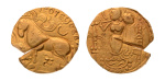 Gupta, Samudragupta I, Asvamedha, 7.56 g. AV dinar