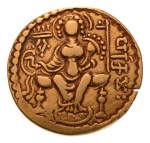 Gupta Empire, Samudragupta, c. 335-375, AV dinar, 7.57 g.