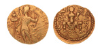 Gupta, Samudragupta I, Javelin, 7.86 g. AV dinar