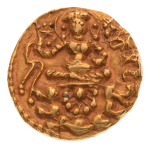 Gupta, Skandagupta I I, Archer, 9.14 g. AV dinar