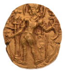 Gupta, Skandagupta I, Archer, 9.15 g. AV dinar