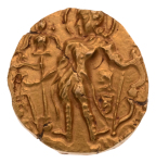 Gupta, Skandagupta I, Archer, 9.20 g. AV dinar