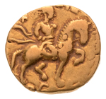 Gupta, Chandragupta II, Horseman, 7.58 g. AV dinar