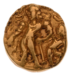 Gupta, Chandragupta II, Parasol, 7.77 g. AV dinar